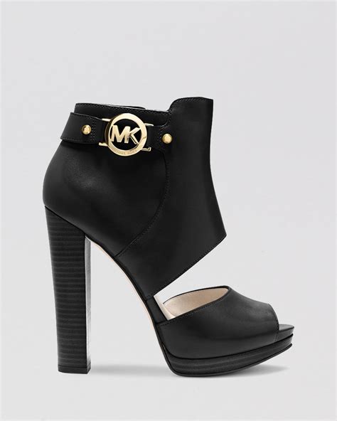 michael kors gisele open toe high heel strappy sandals black|macy's Michael Kors shoes.